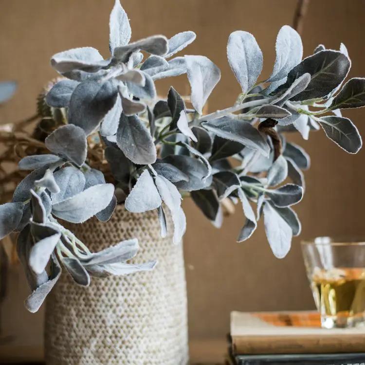 Artificial Faux Plant Wild Leaf Stem by RusticReach