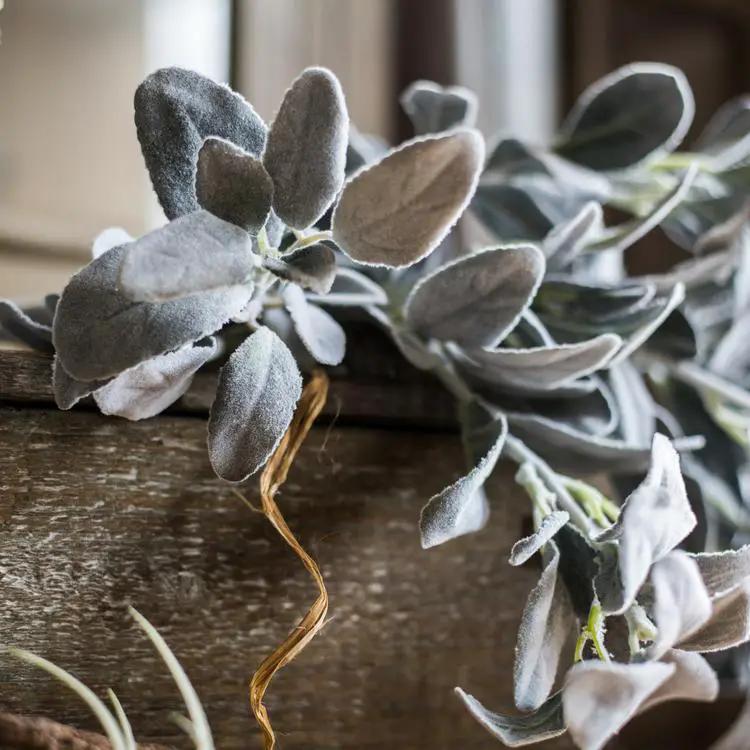 Artificial Faux Plant Wild Leaf Stem by RusticReach