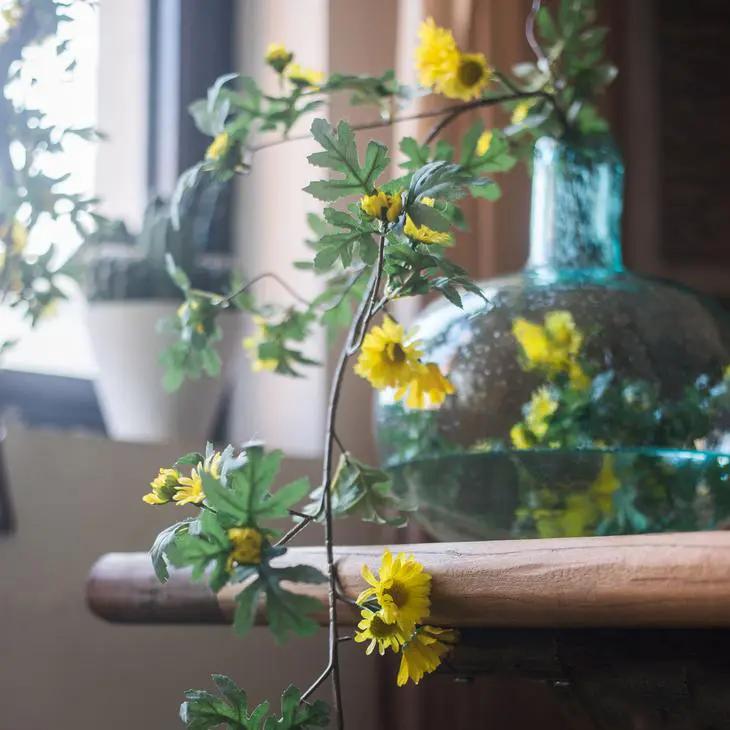 Artificial Sunflower Vine 67" Long by RusticReach