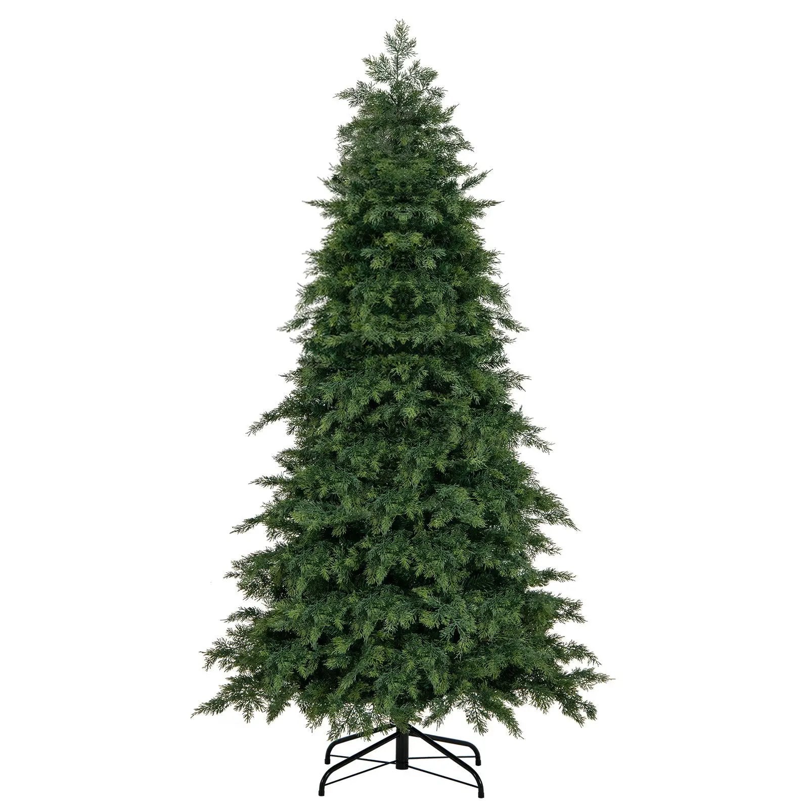 Artificial Christmas Tree Green Hinged Holiday Tree with 721/1019 Lush Branch Tips by DirectDeals