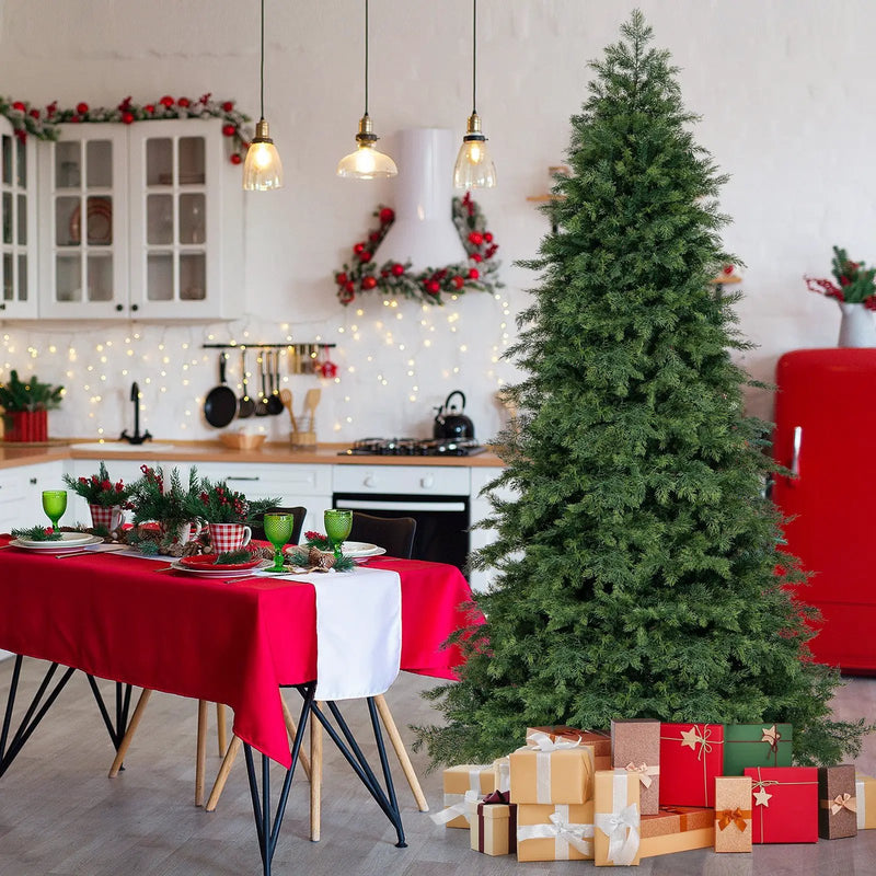 Artificial Christmas Tree Green Hinged Holiday Tree with 721/1019 Lush Branch Tips by DirectDeals