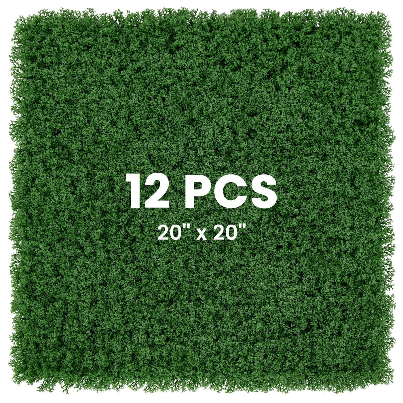 12 Pieces 20 x 20 inches Artificial Grass Wall Panels for Garden Yard Balcony by DirectDeals