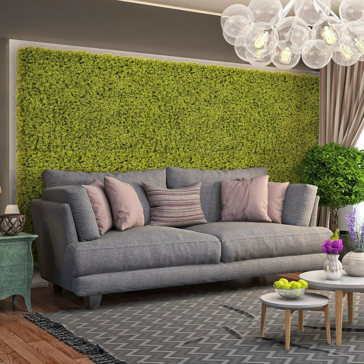 12 Pieces 20 x 20 inches Artificial Grass Wall Panels for Garden Yard Balcony by DirectDeals