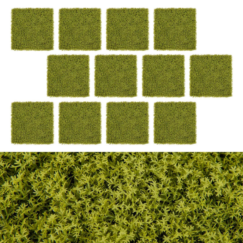 12 Pieces 20 x 20 inches Artificial Grass Wall Panels for Garden Yard Balcony by DirectDeals