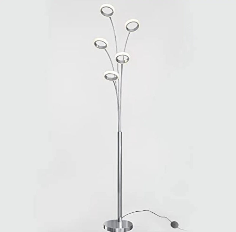 Artika Optical LED Integrated Floor Lamp Light Fixture, Chrome by Outdoor Solar Outlet