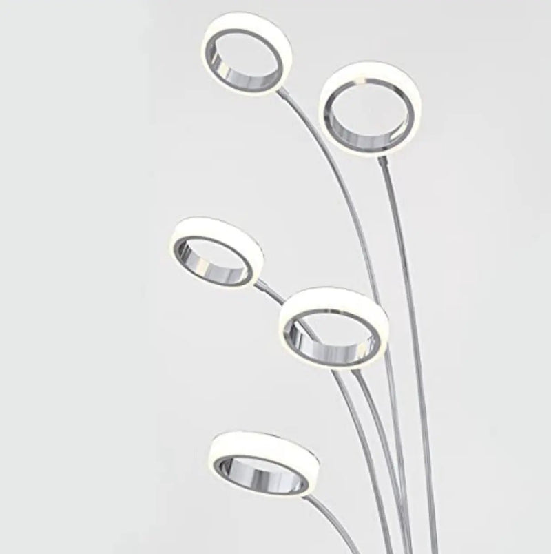 Artika Optical LED Integrated Floor Lamp Light Fixture, Chrome by Outdoor Solar Outlet