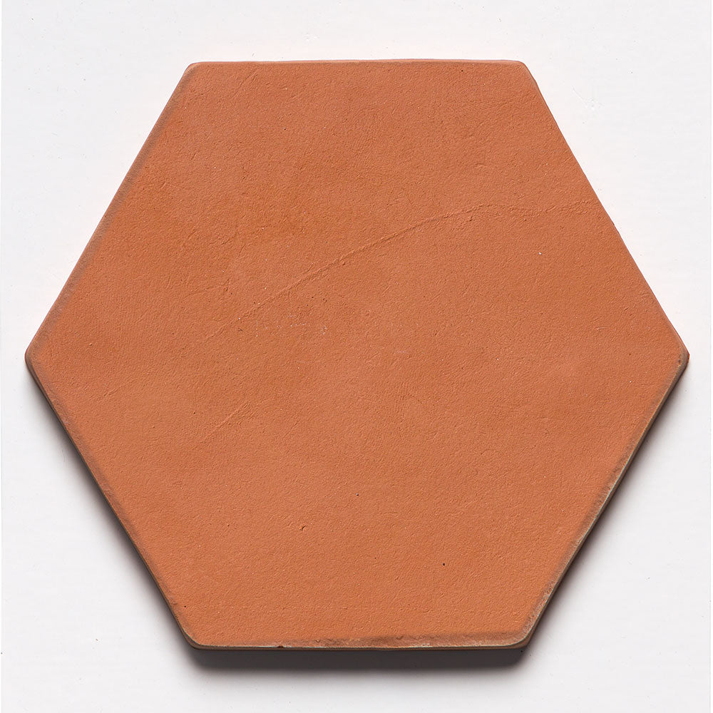 Artisana Matte Hexagon Terracotta Tiles 6 Terracotta Matte 6x6 Tiles