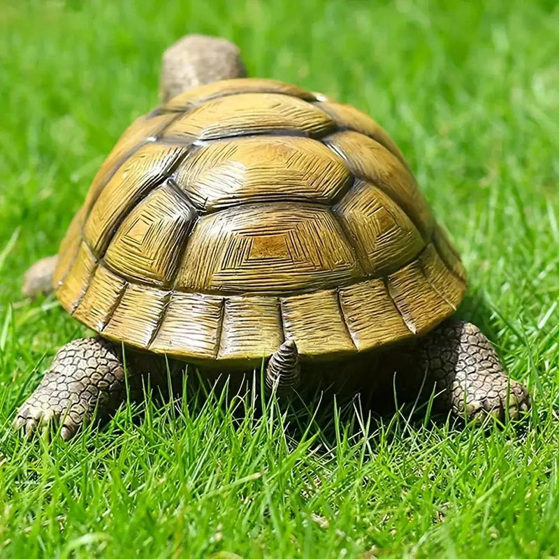 Artistic Resin Turtle Garden Statue for Outdoor Decor by House Of Avana