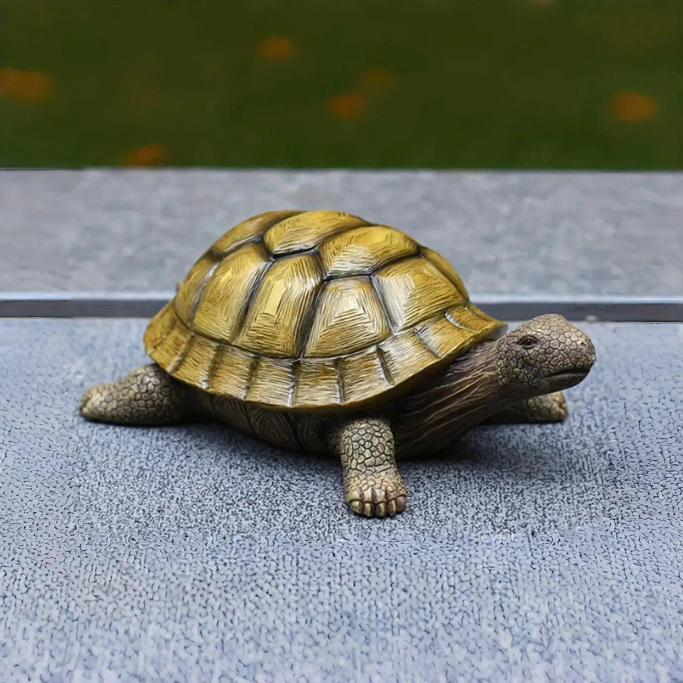 Artistic Resin Turtle Garden Statue for Outdoor Decor by House Of Avana