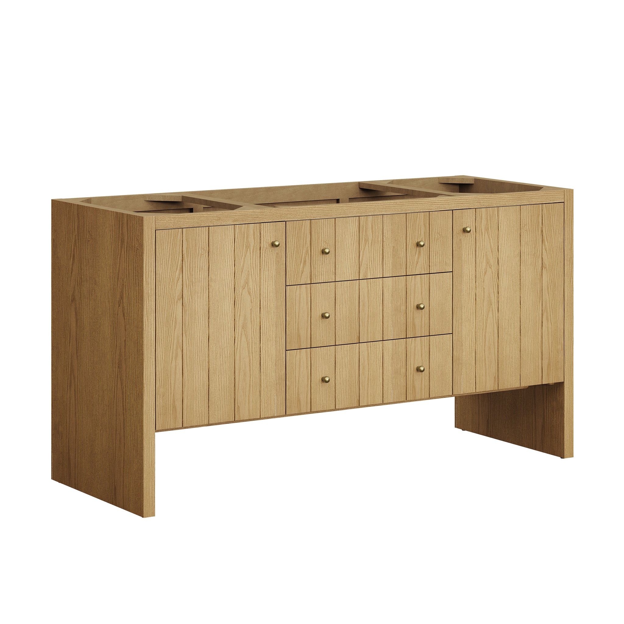 James Martin Hudson 60" Single Bathroom Vanity, Light Natural Oak by James Martin