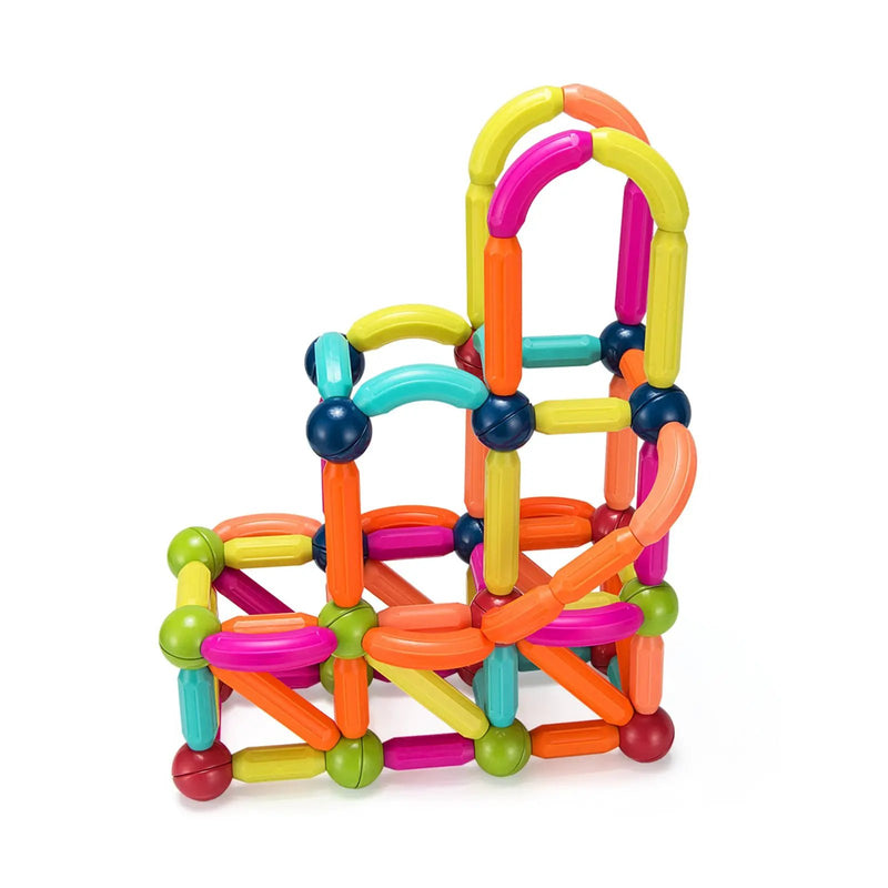 88 Pieces Magnetic Balls and Rods Set Building Blocks Set For Kids over 3 Years by DirectDeals