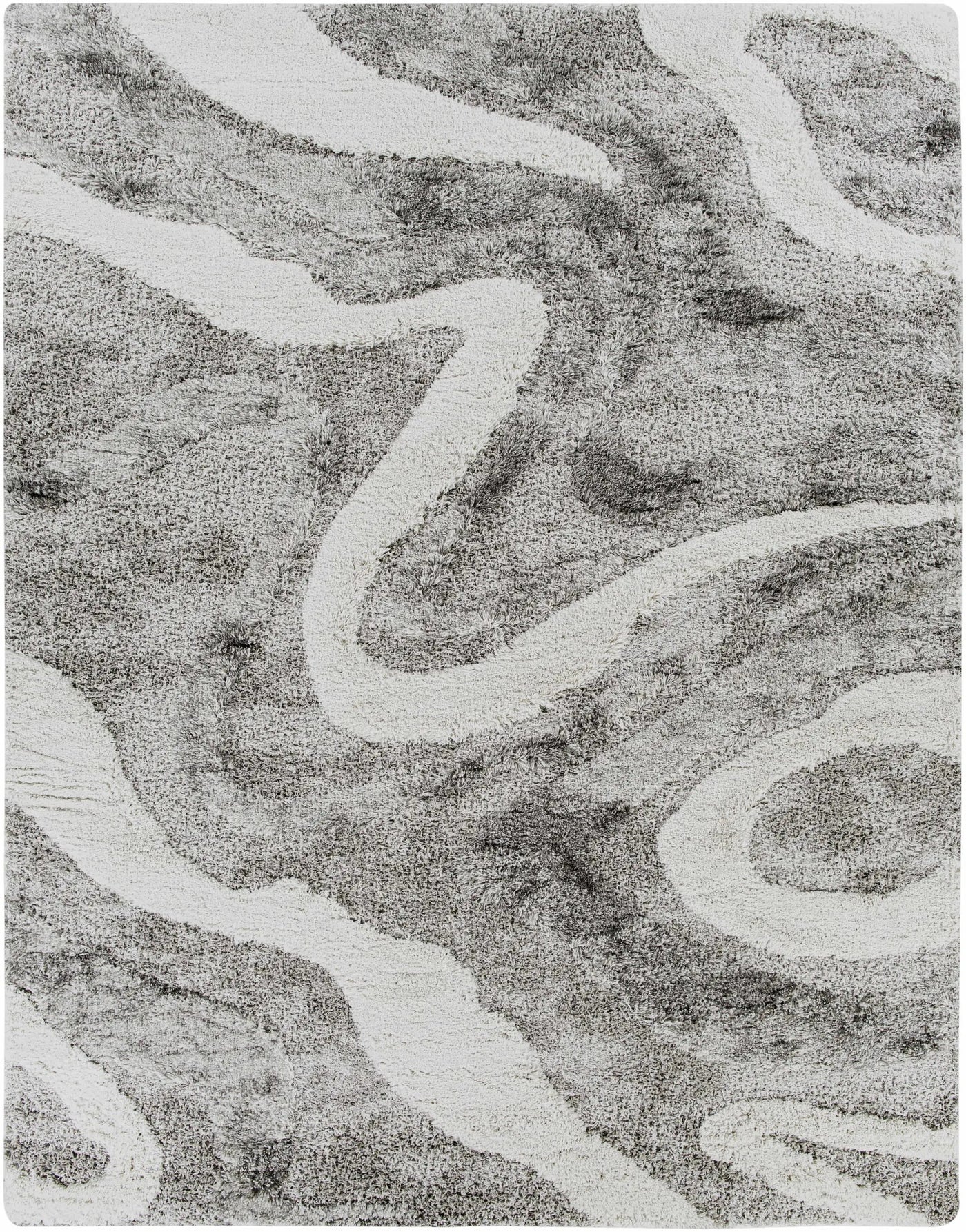 Asfordby Gray Canyon Plush Rug by Boutique Rugs