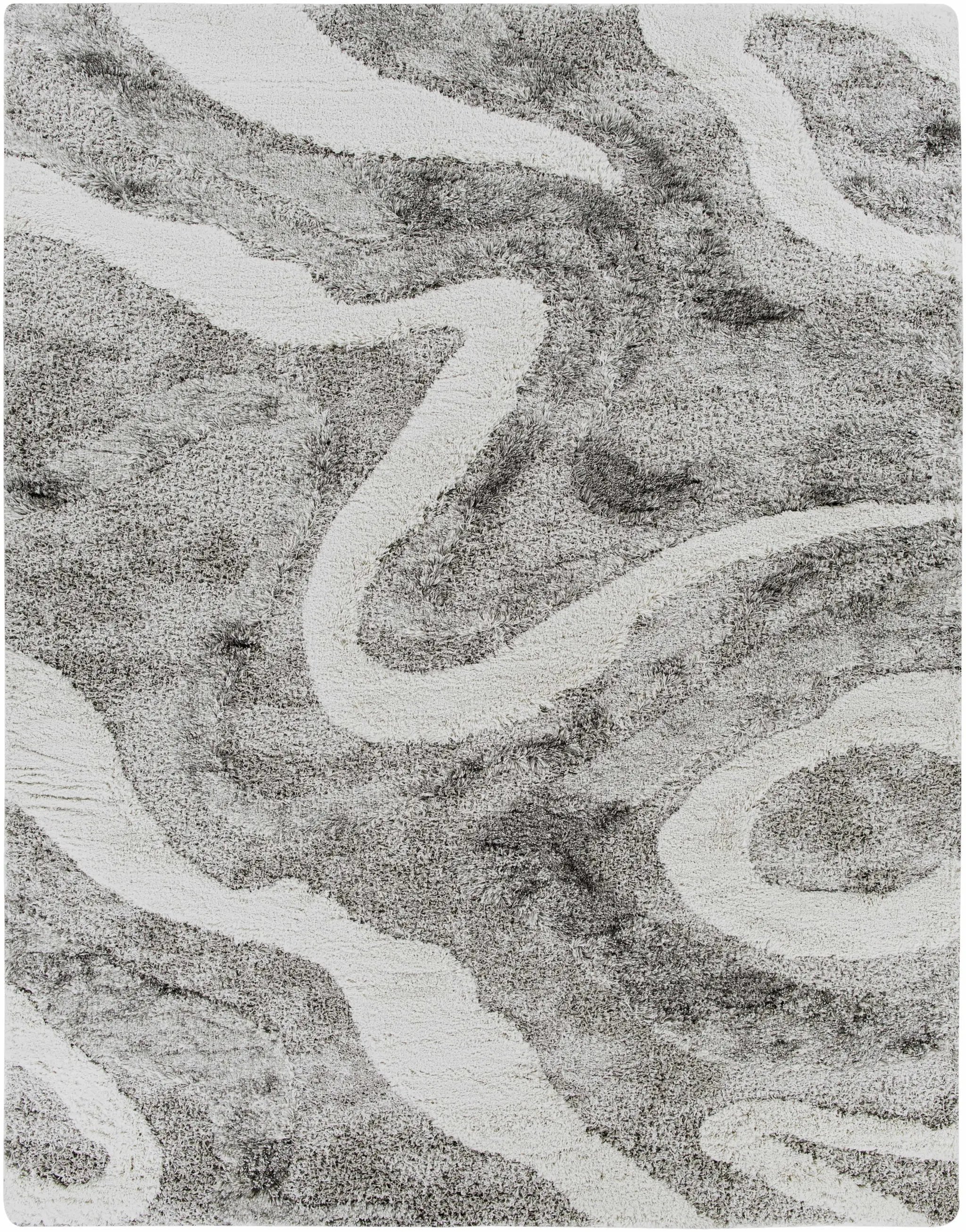 Asfordby Gray Canyon Plush Rug by Boutique Rugs