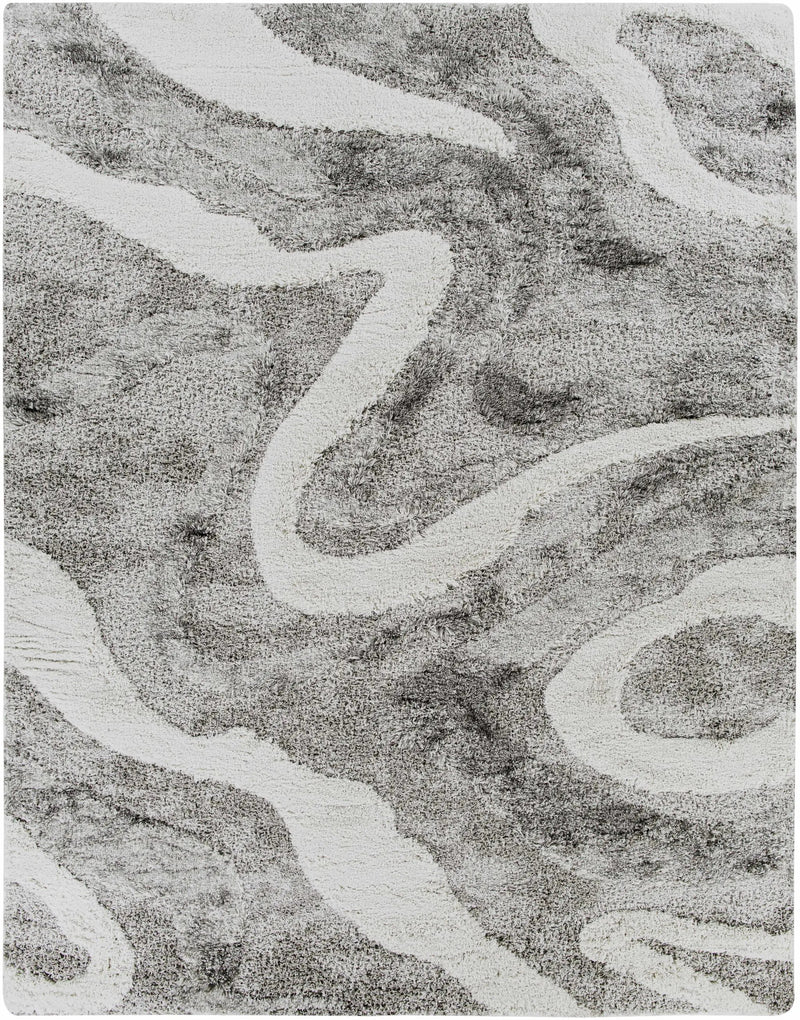 Asfordby Gray Canyon Plush Rug by Boutique Rugs