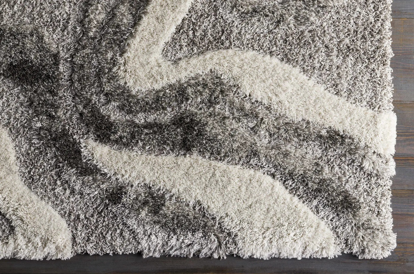 Asfordby Gray Canyon Plush Rug by Boutique Rugs