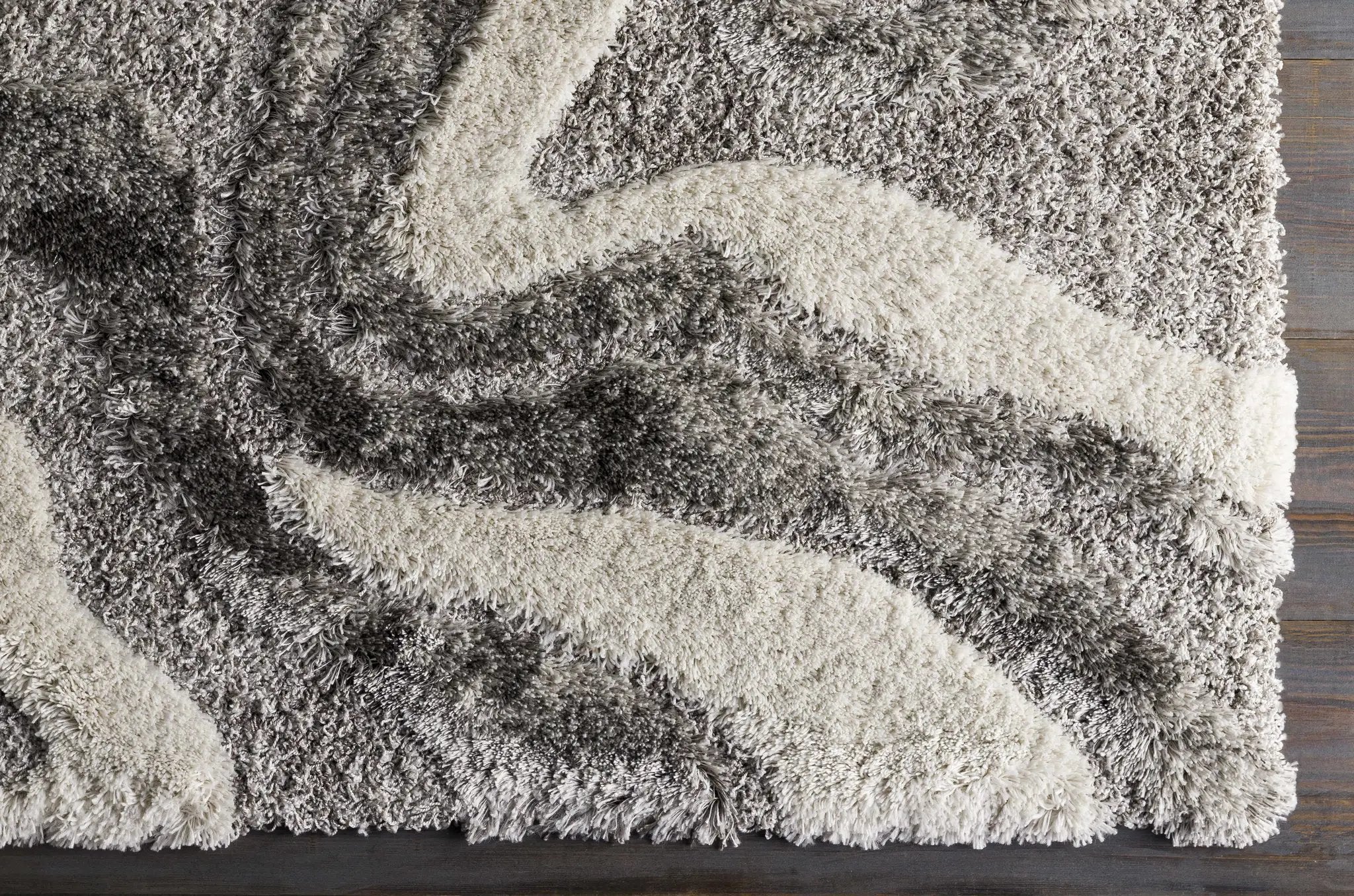 Asfordby Gray Canyon Plush Rug by Boutique Rugs