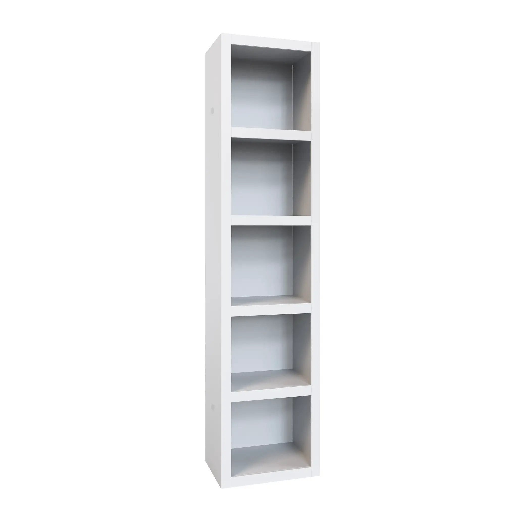 White 91-in Tall Wooden Bookcase Shelf by Sharicks
