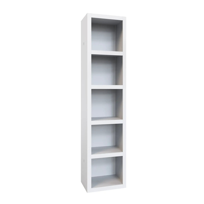 White 91-in Tall Wooden Bookcase Shelf by Sharicks