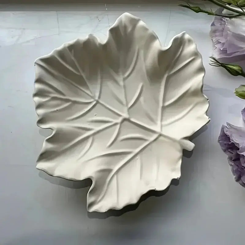 Ash Tray - Large Maple Leaf Wooden by House Of Avana