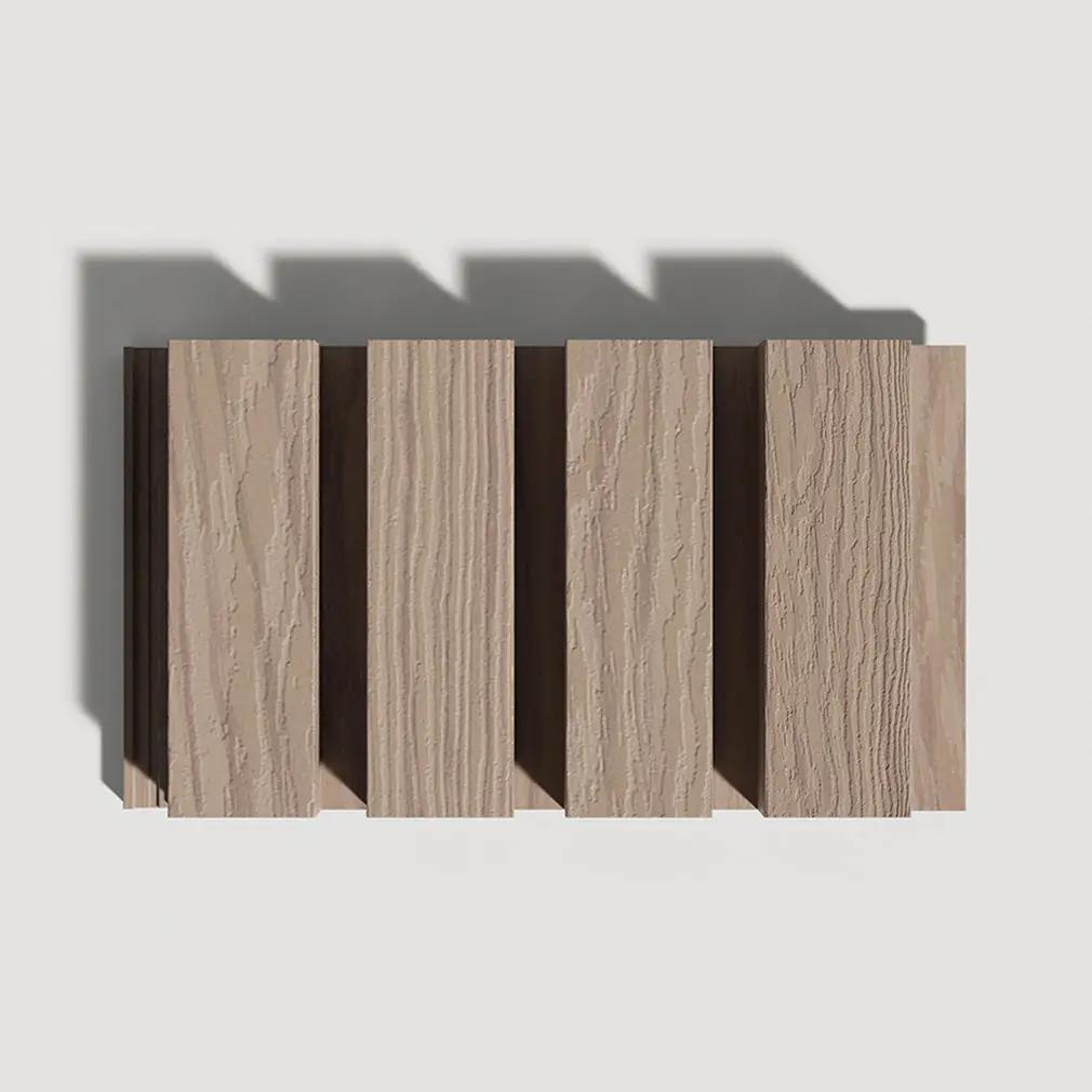 Exterior Wood-Look Composite Slat Panel Samples by andor willow