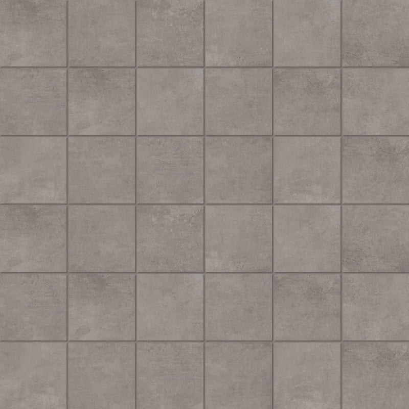 Portland Ash Mosaic A Concrete Look Porcelain Mosaics 12x12 by landmarkceramics