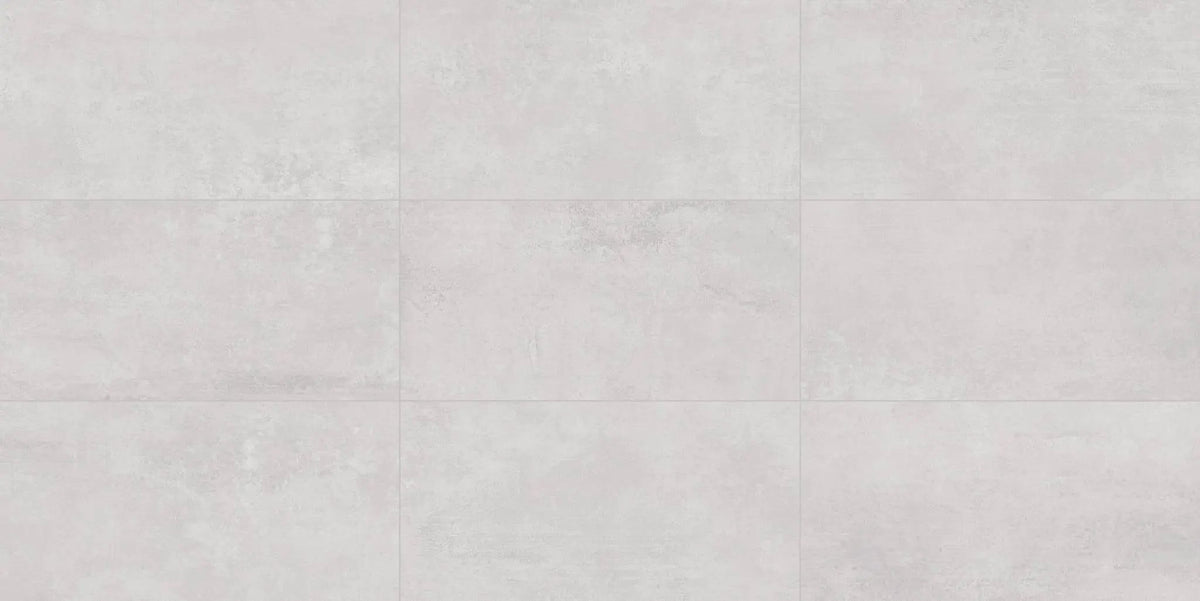 Portland Ash Concrete Look Porcelain Tiles 12x24 by landmarkceramics