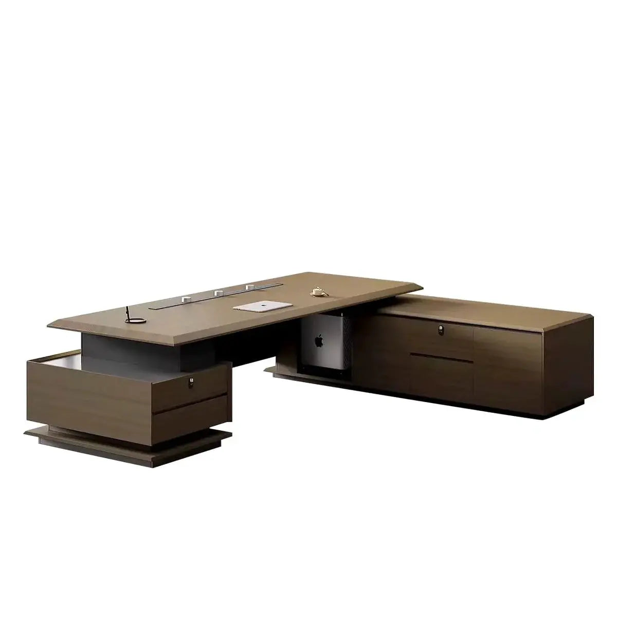 Aspen · Modern L-Shaped Executive Desk by Arc Grove
