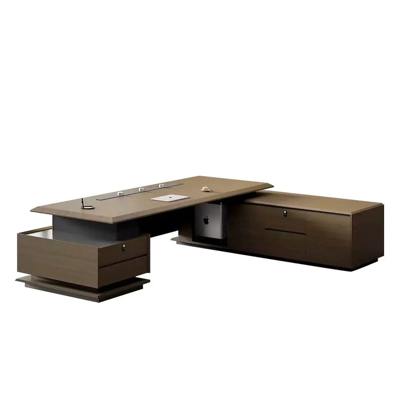 Aspen · Modern L-Shaped Executive Desk by Arc Grove