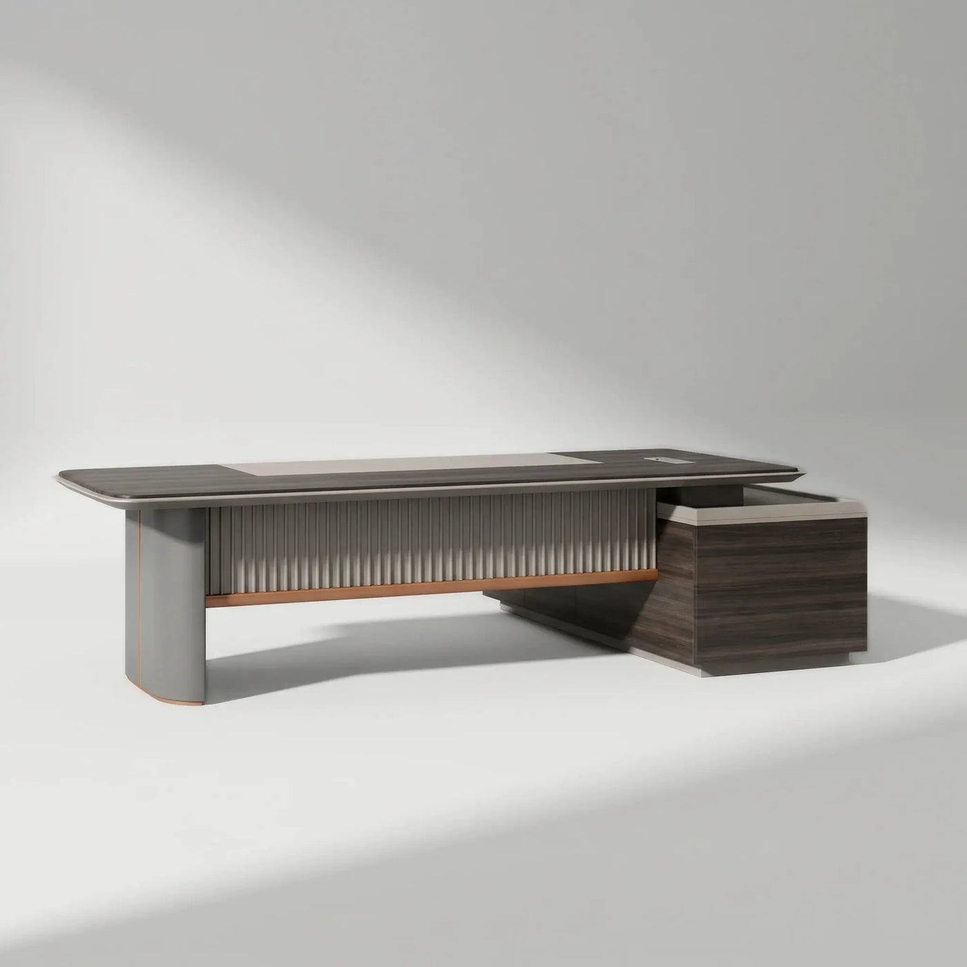 Pendrith · Modern L-Shaped Executive Desk by Arc Grove