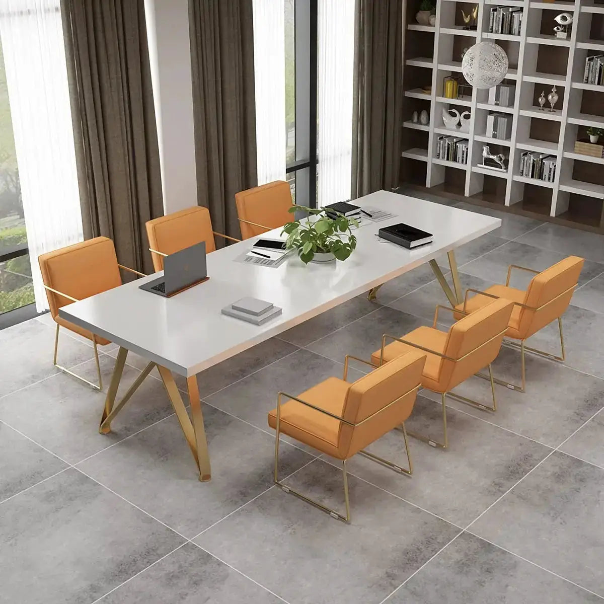 Astrid · White Collaborative Meeting Table by Arc Grove