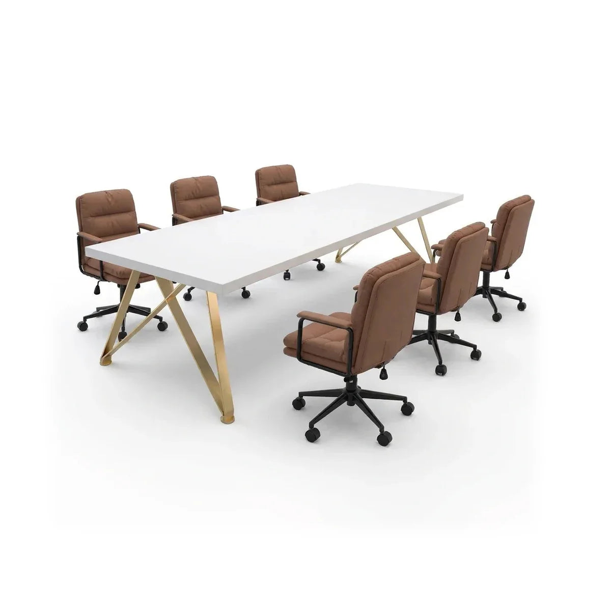 Astrid · White Collaborative Meeting Table
