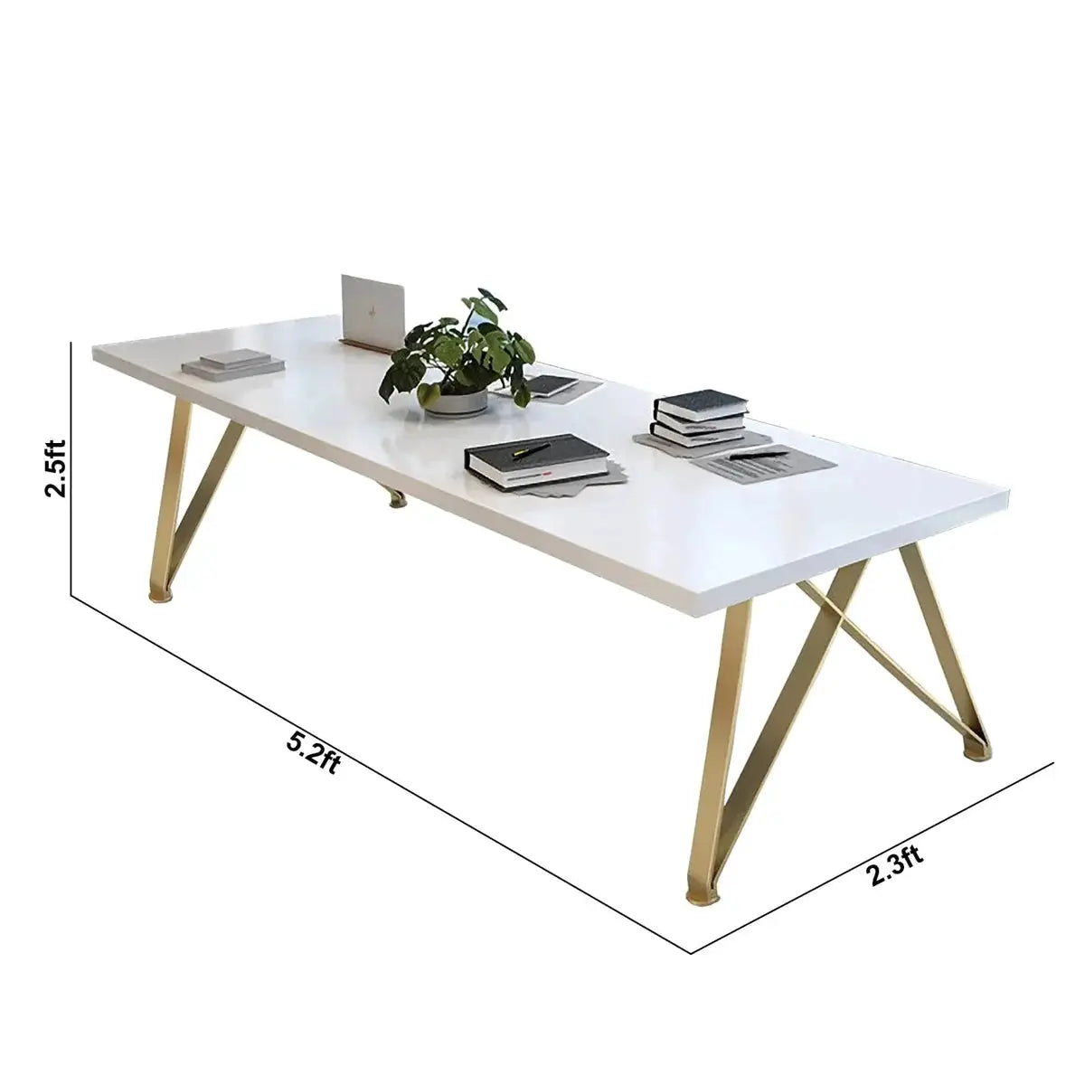 Astrid · White Collaborative Meeting Table by Arc Grove