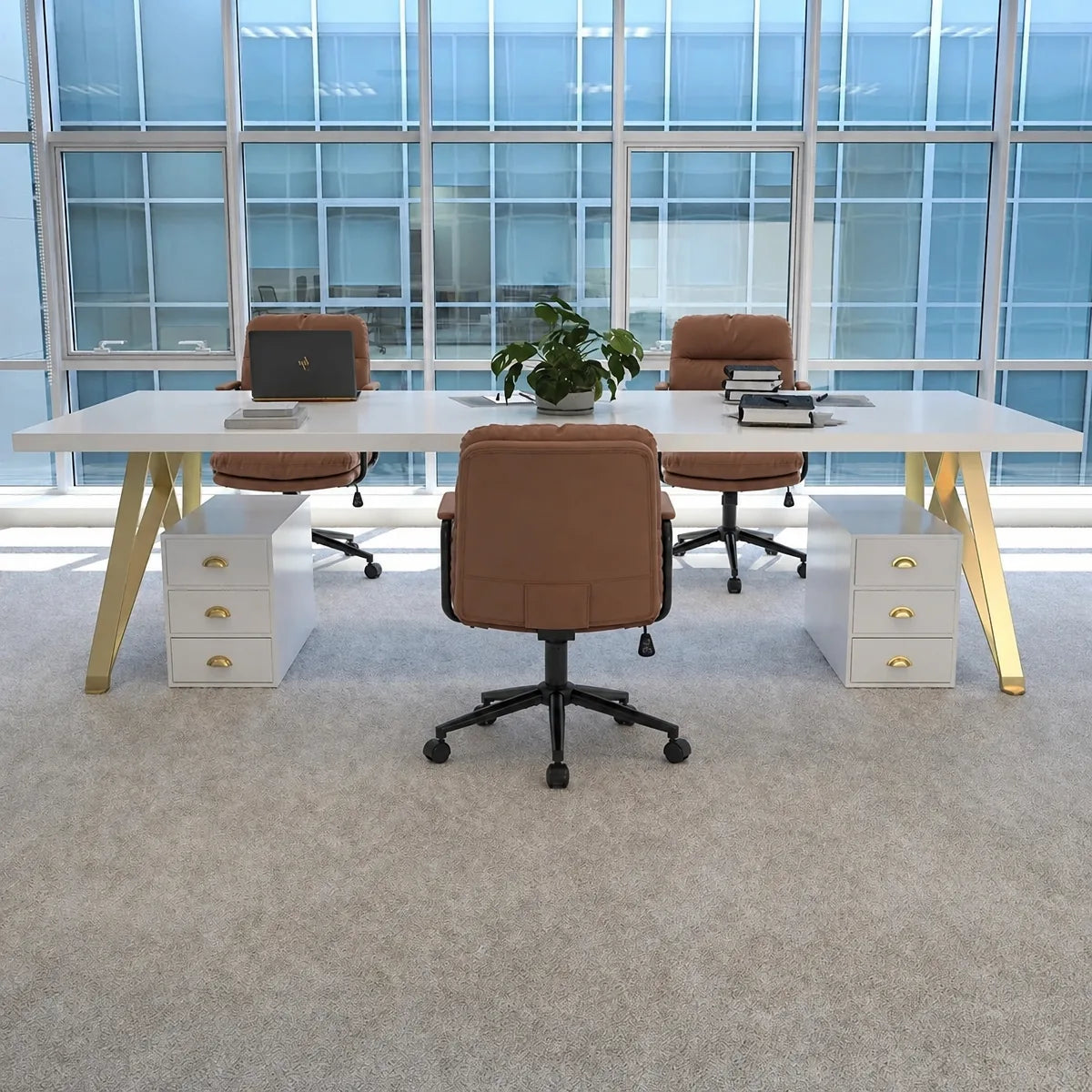 Astrid · White Collaborative Meeting Table, photo 3 of 13
