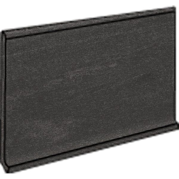 Atelier Black Honed Cove Base Concrete Look Porcelain Moldings 6x12