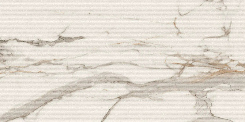Veneer World Atelier Charme Chisel Calacatta Gold Marble Look Porcelain Accent Tiles 24x48 by landmarkceramics