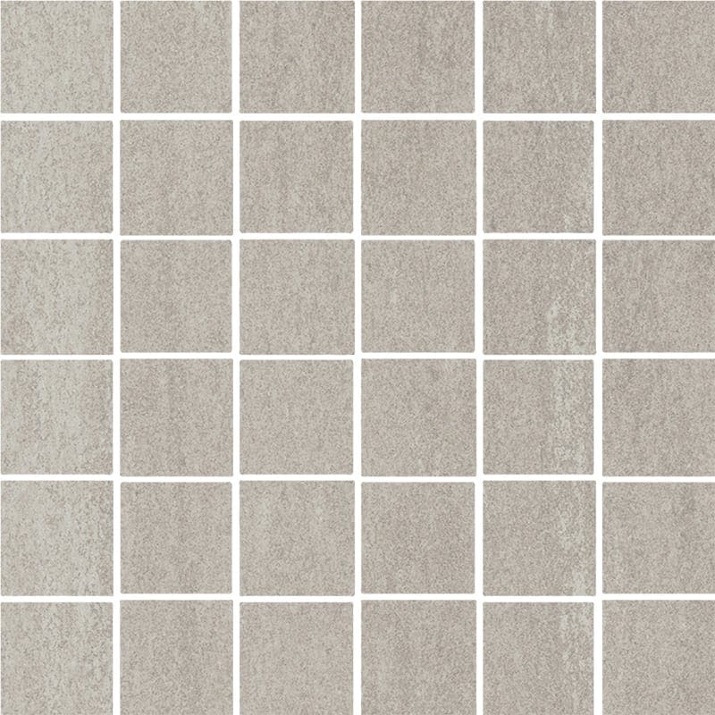 Atelier Grey Light Honed 2x2 Porcelain Honed 12x12 Mosaics