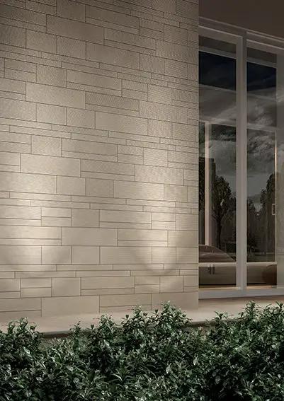 Veneer World Atelier Indiana Salem Groove Small Buff Select Limestone Look Porcelain Accent Tiles 12x24 by landmarkceramics