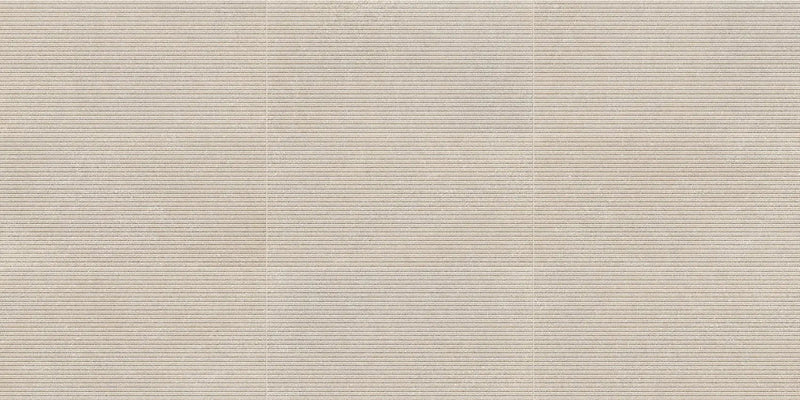 Veneer World Atelier Indiana Salem Groove Large Buff Select Limestone Look Porcelain Accent Tiles 12x24 by landmarkceramics