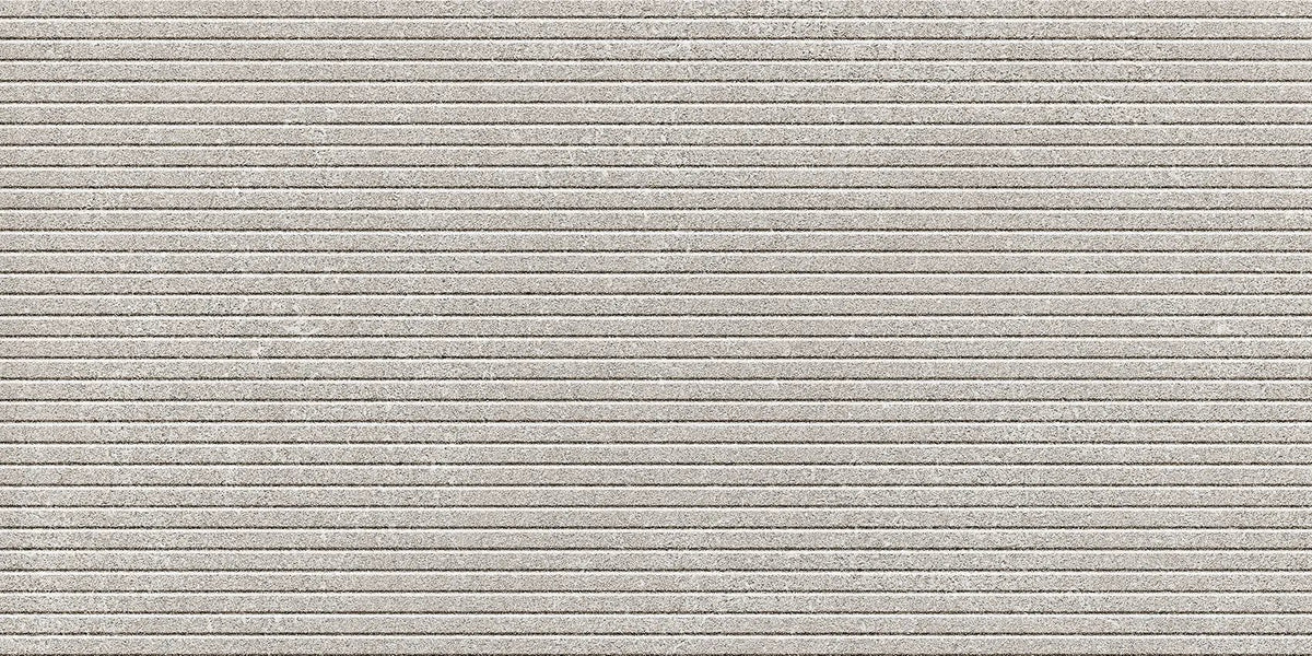 Veneer World Atelier Indiana Salem Groove Large Grey Select Limestone Look Porcelain Accent Tiles 12x24 by landmarkceramics