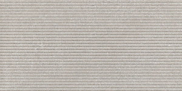 Veneer World Atelier Indiana Salem Groove Large Grey Select Limestone Look Porcelain Accent Tiles 12x24