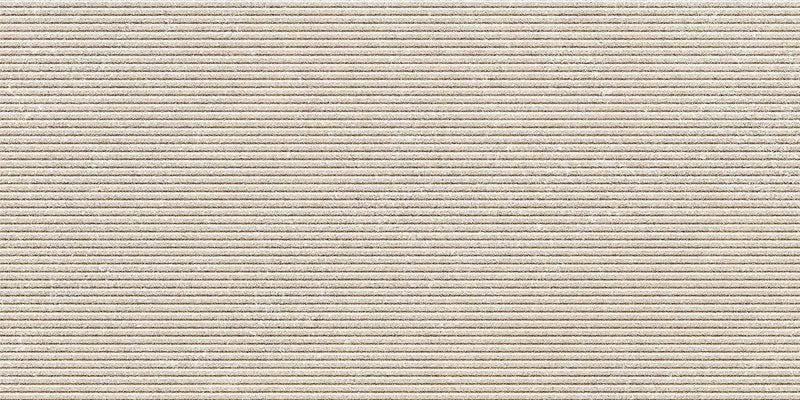 Veneer World Atelier Indiana Salem Groove Small Buff Select Limestone Look Porcelain Accent Tiles 12x24 by landmarkceramics