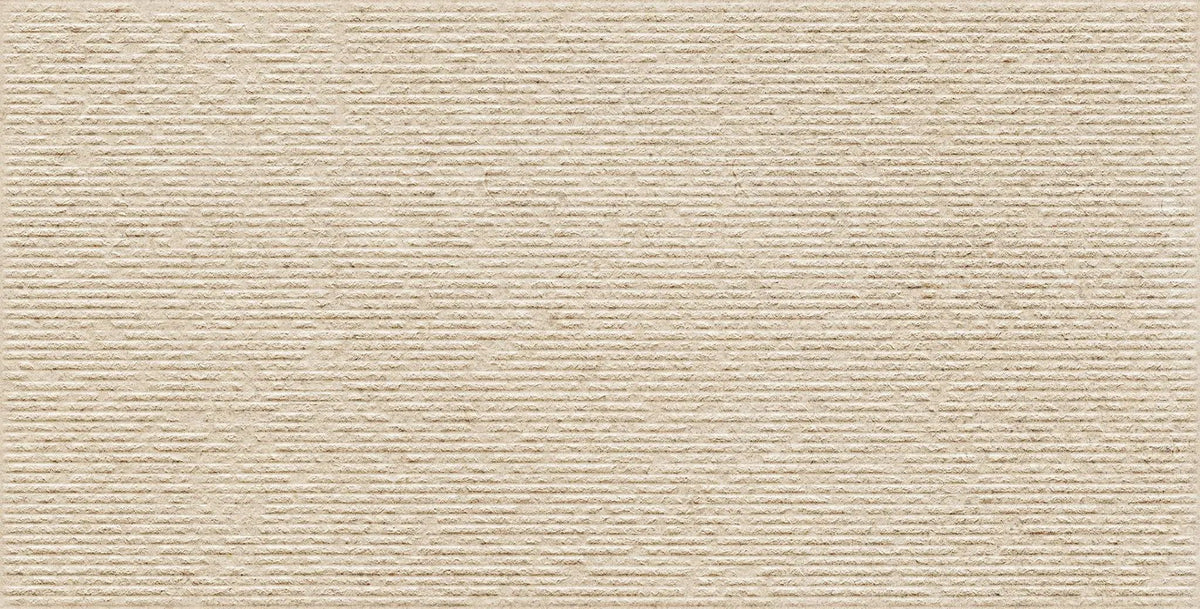 Veneer World Atelier Mood Sand Combed Limestone Look Porcelain Accent Tiles 12x24 by landmarkceramics