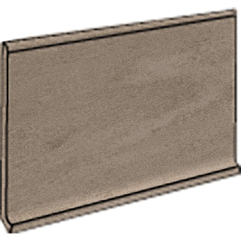 Atelier Toupe Honed Cove Base Concrete Look Porcelain Moldings 6x12 Porcelain Honed 6x12 Moldings