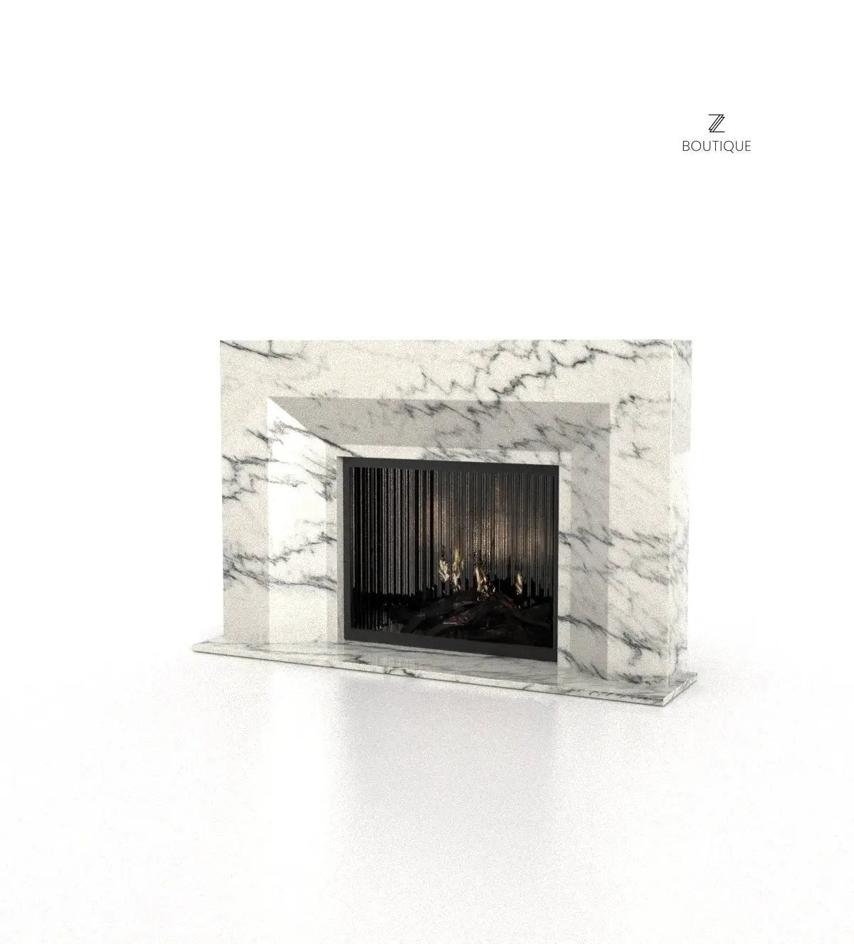 Athena Fireplace by Zicana Boutique