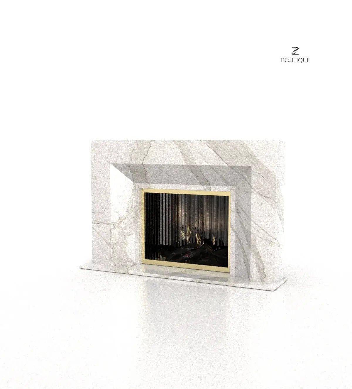 Athena Fireplace by Zicana Boutique