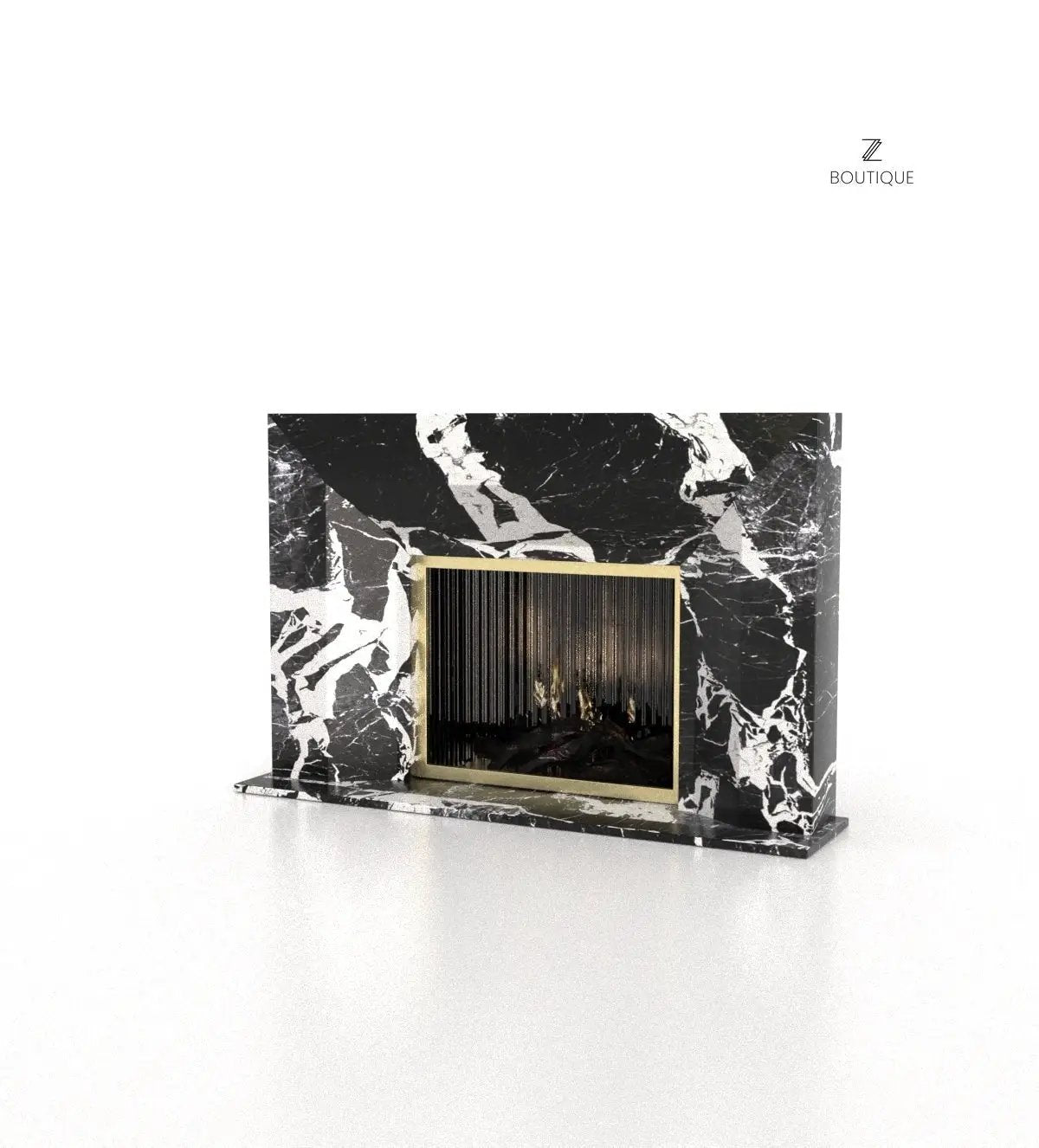 Athena Fireplace by Zicana Boutique