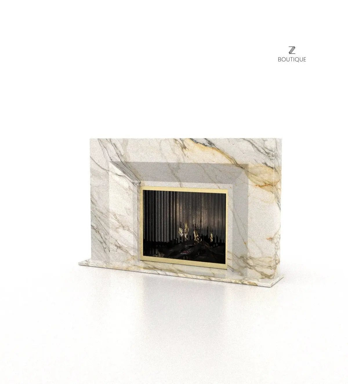 Athena Fireplace by Zicana Boutique