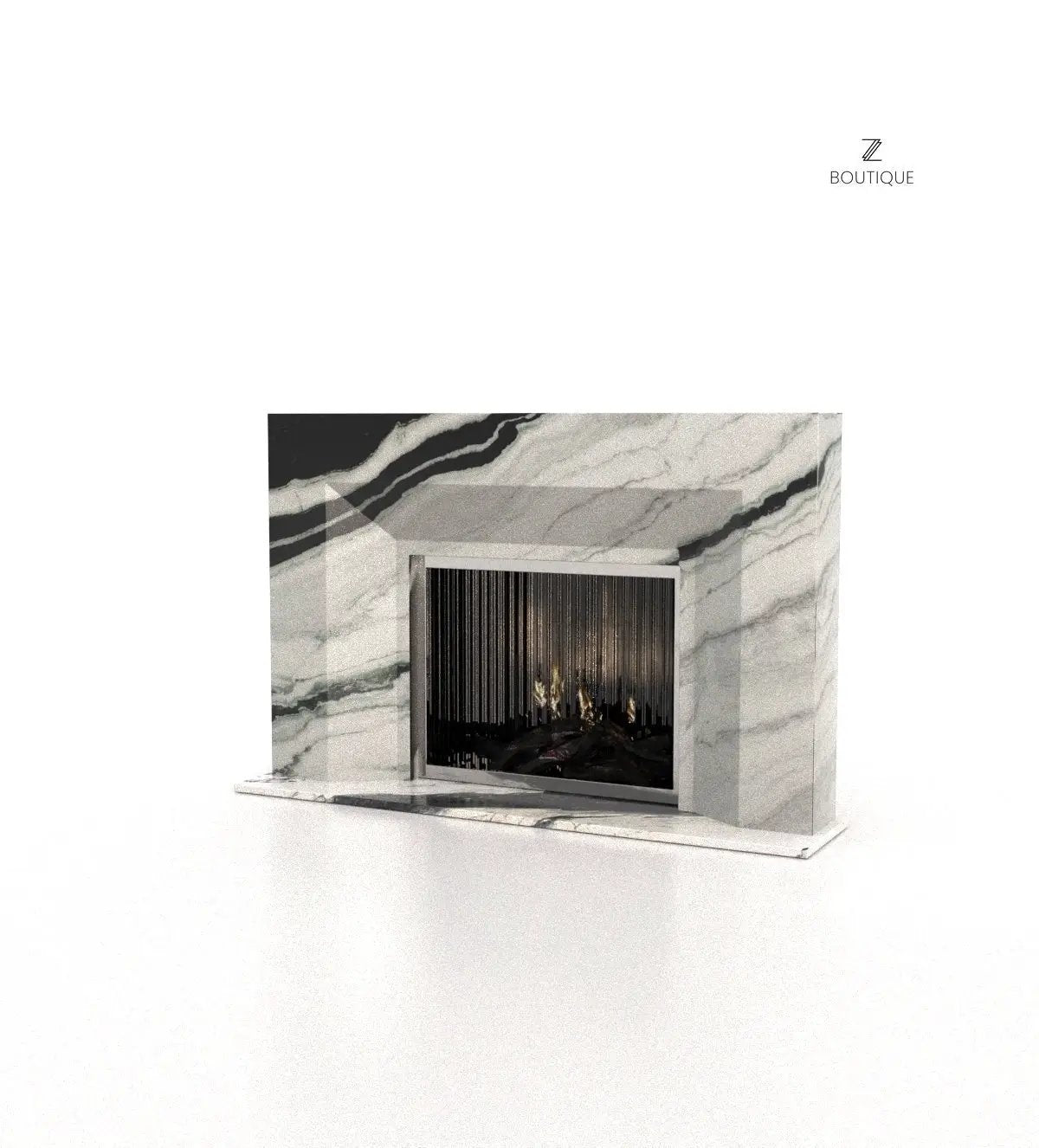 Athena Fireplace by Zicana Boutique