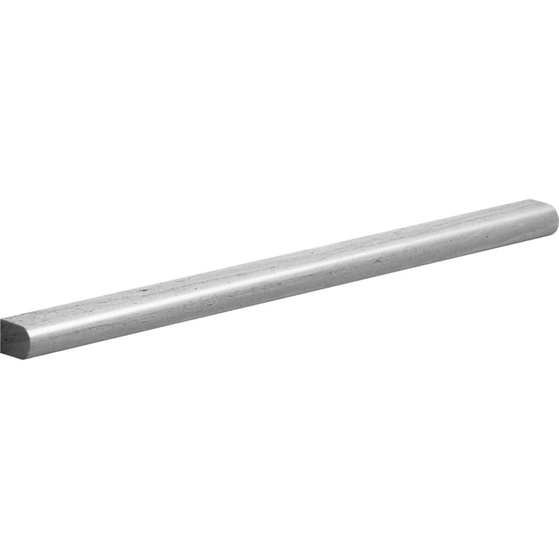 Athens Grey Light Honed Pencil Liner Marble Moldings 1/2x12 Marble Honed 2x12 Moldings