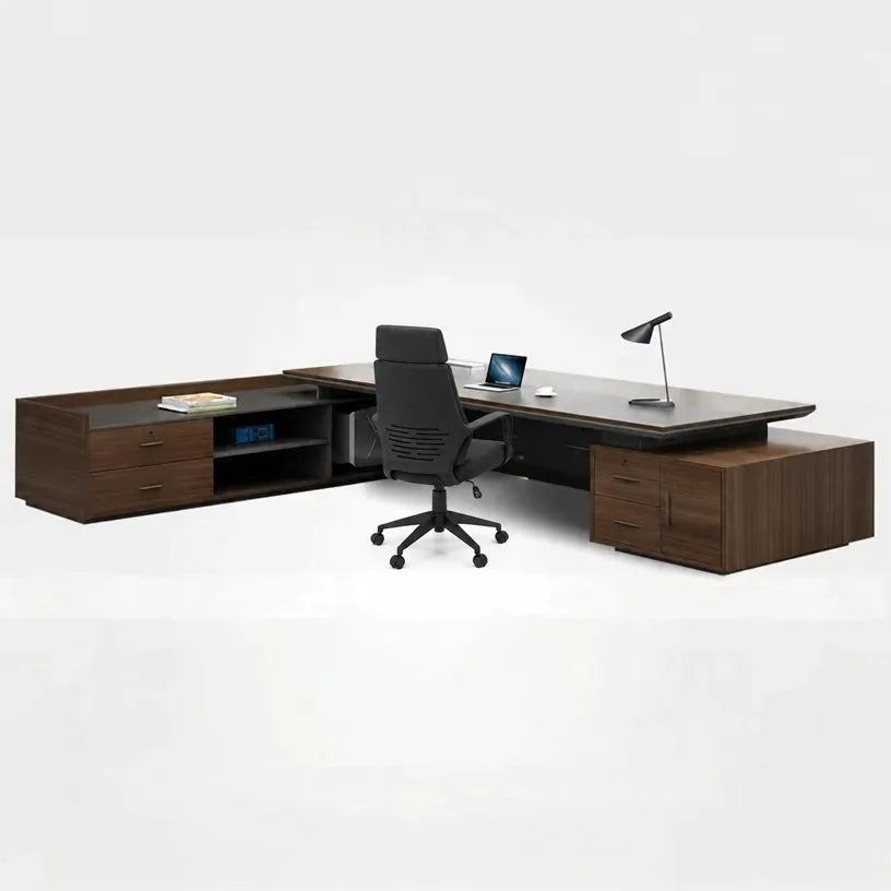 Atlas · Grand L-Shaped Executive Desk, photo 13 of 15